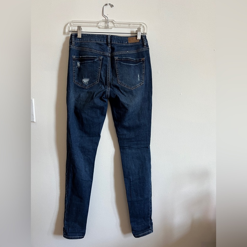 Garage Mid Rise Distressed Jeans - Picture 2 of 5